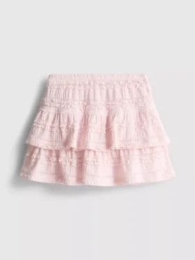 1,5-9 jaar | skort met kant en gelaagde randen