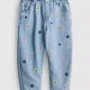 1-9 jaar | geborduurde mom-Jeans