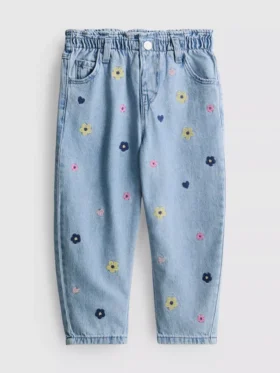 1-9 jaar | geborduurde mom-Jeans