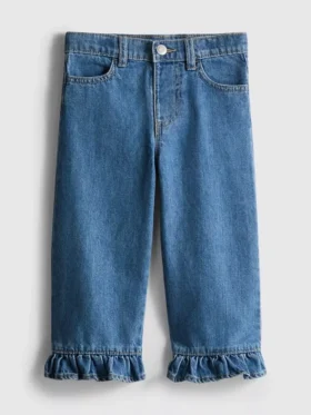 1-9 jaar | Jeans met ruches aan de zoom