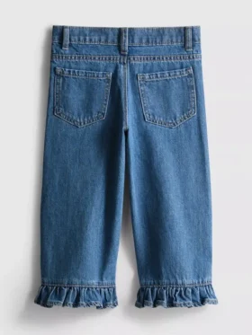 1-9 jaar | Jeans met ruches aan de zoom