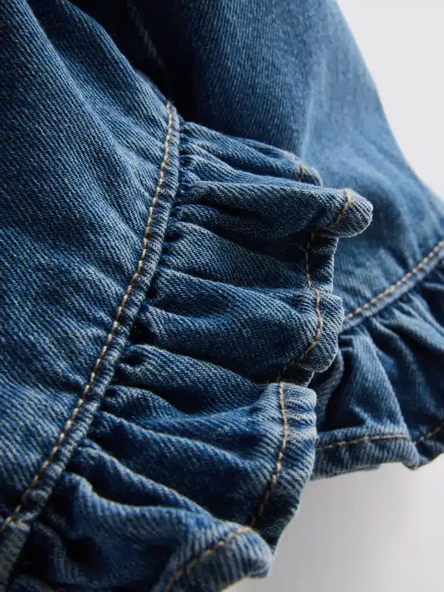 1-9 jaar | Jeans met ruches aan de zoom