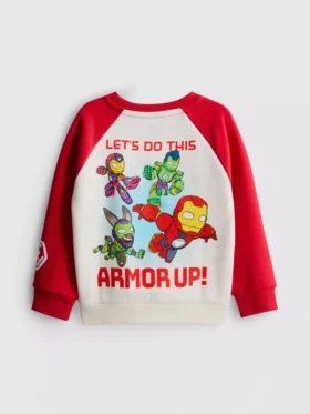 1-9 jaar | Marvel Iron Man en zijn geweldige vrienden-sweatshirt