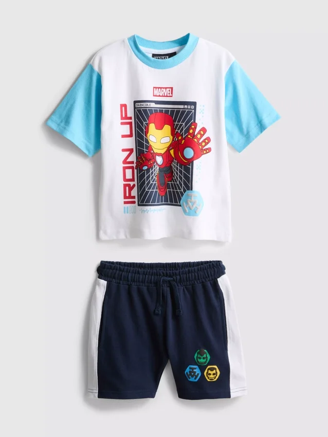1-9 jaar | Marvel Iron Man T-shirt en Shorts set