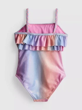 1-9 jaar | Ombra glitterzwempak met ruches