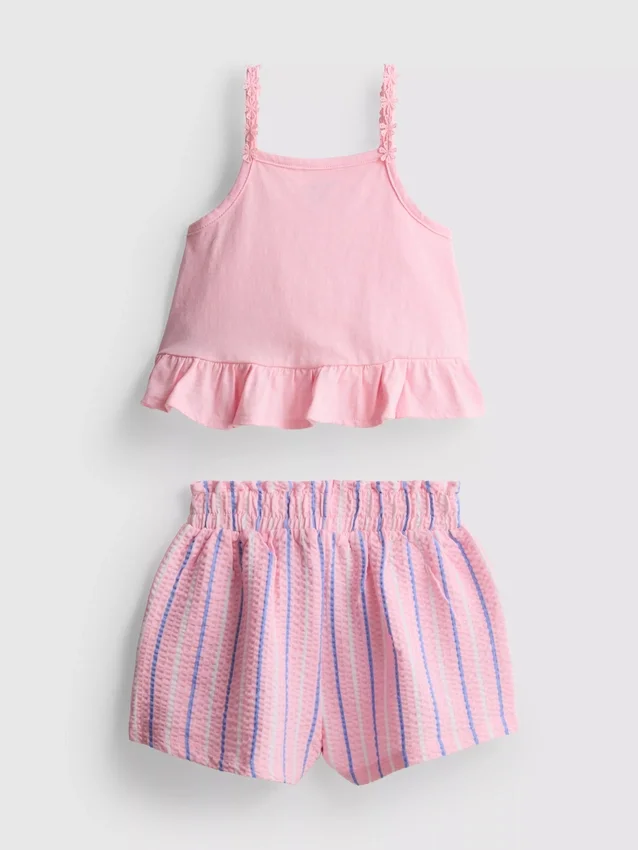 1-9 jaar | setje met peplumtopje en Shorts