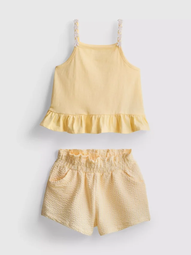 1-9 jaar | setje met peplumtopje en Shorts