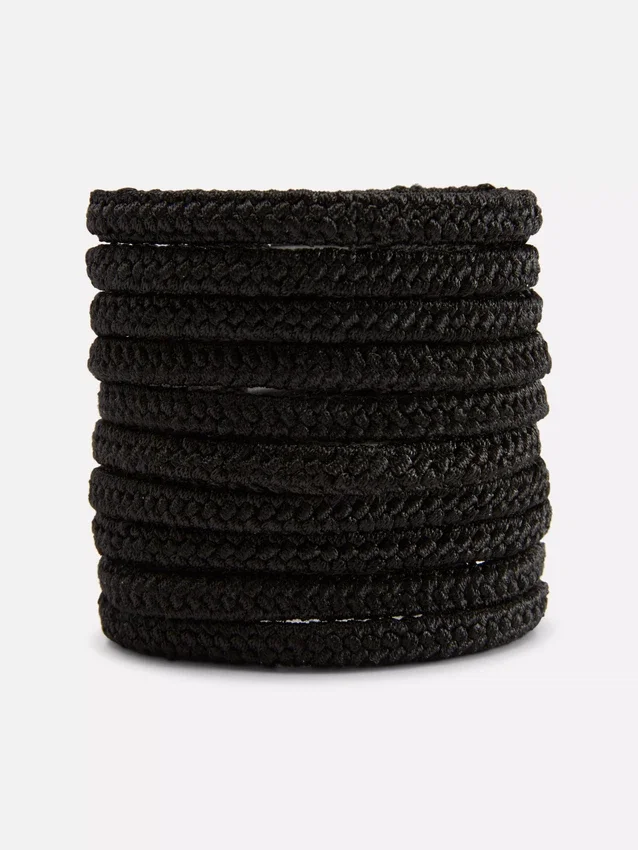 10-pack dikke haarelastiekjes