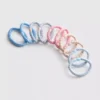 10-pack gevlochten haarelastiekjes