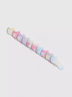 10-pack sneaker sokken met platte naad