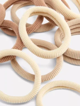 12-pack stoffen haarelastiekjes