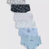 2-15 jaar | 6-pack hipster-slipjes met vlinderprint