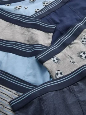 2-15 jaar | 7-delige set voetbalshorts met print