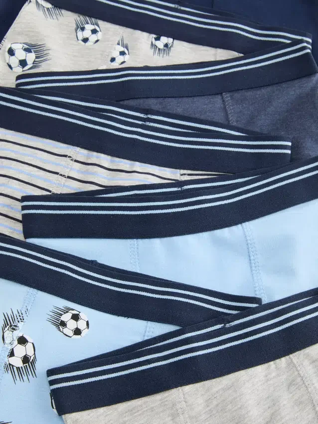 2-15 jaar | 7-delige set voetbalshorts met print
