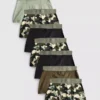 2-15 jaar | 7-pack boxershorts met camouflageprint