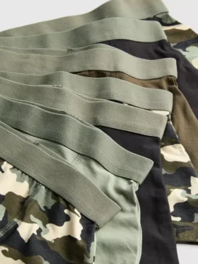 2-15 jaar | 7-pack boxershorts met camouflageprint