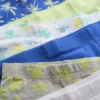 2-15 jaar | 7-pack zwembroekjes met palmboomprint