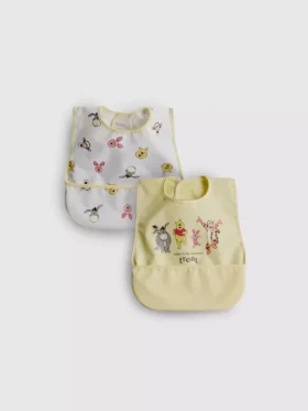 2-pack Disney Winnie de Poeh-slabbetjes