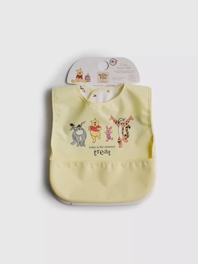 2-pack Disney Winnie de Poeh-slabbetjes