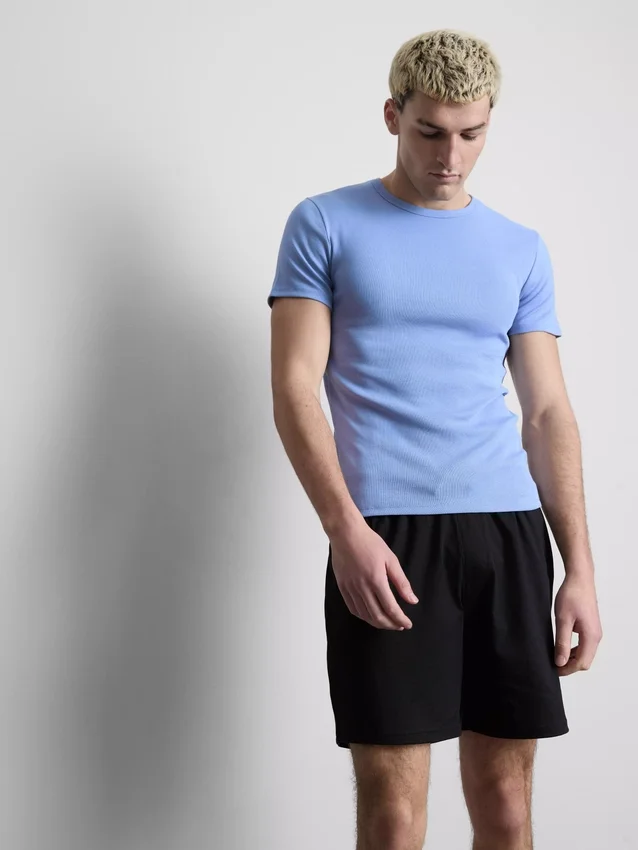 2-pack geribde overhemden