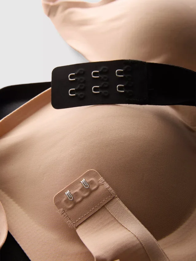 2-pack gladmakende driehoekige Shapewear-bh