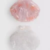 2-pack haarspeldjes in schelpvorm