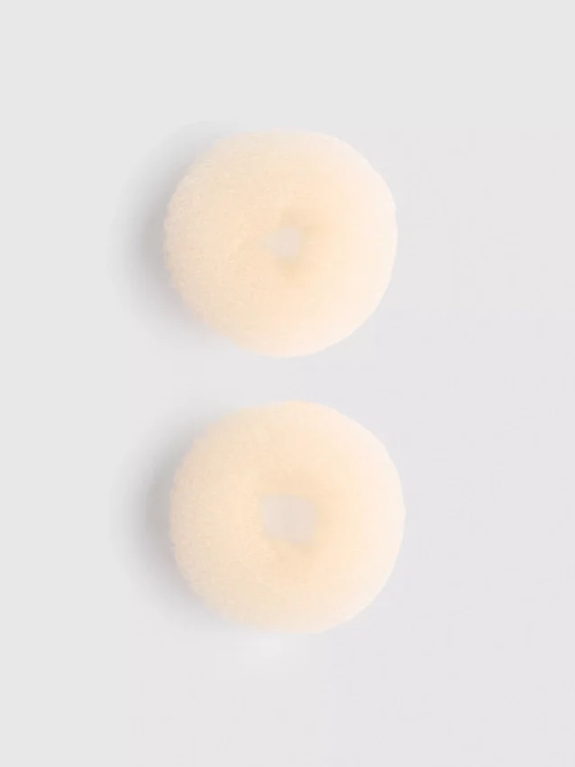 2-pack kleine haarringen voor een knot