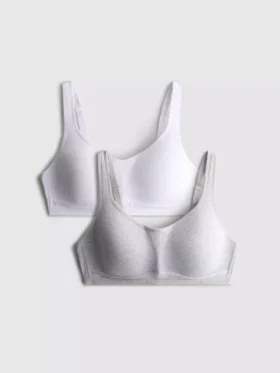 2-pack Love to Lounge katoenen bralette