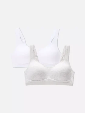 2-pack Love to Lounge katoenen bralette