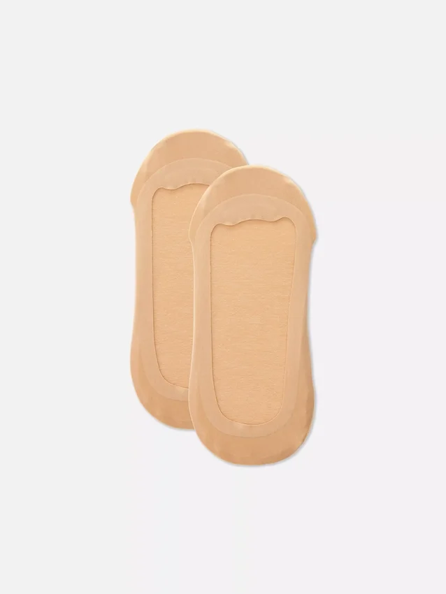 2-pack onzichtbare voetjes sokken
