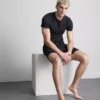 2-pack overhemden met korte mouwen en geribbelde textuur
