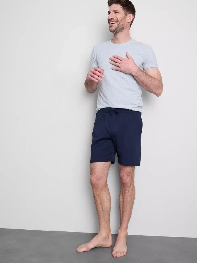 2-pack pyjamashorts met trekkoord