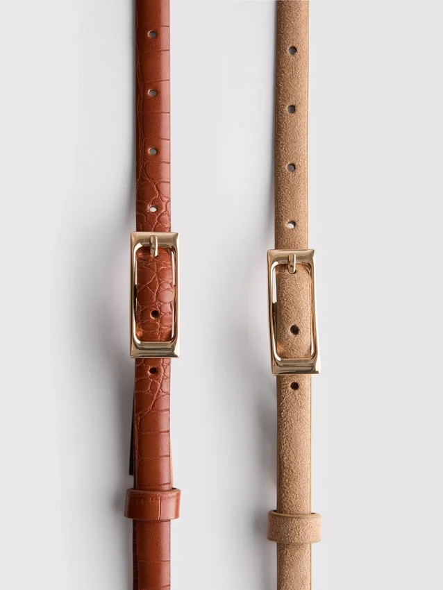 2-pack riemen met gesp