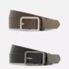 2-pack riemen met textuur