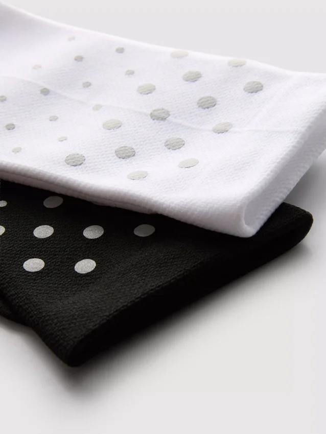 2-pack sportssokken met antislipnoppen