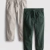 2-pack twill broeken