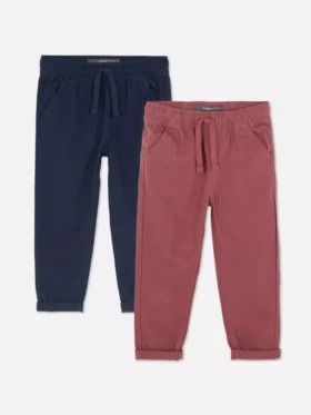 2-pack twill broeken