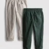 2-pack twill broeken