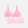 2-pack voorgevormde Bh's