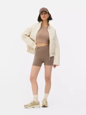 2-pack yogashorts met hoge taille
