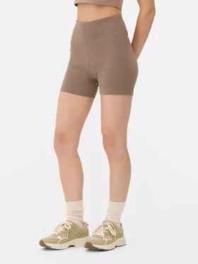 2-pack yogashorts met hoge taille