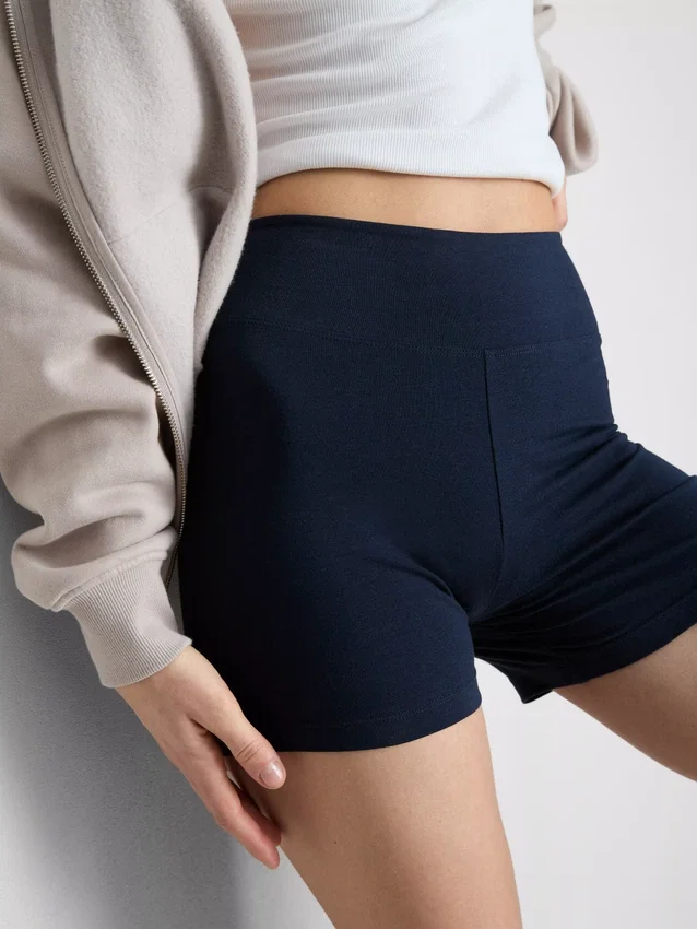 2-pack yogashorts met hoge taille