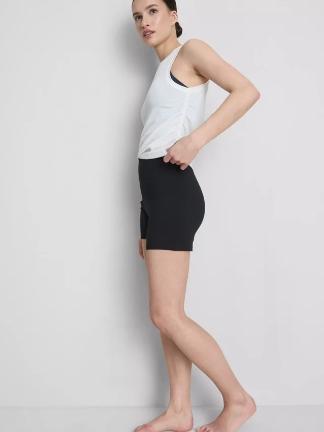 2-pack yogashorts met hoge taille