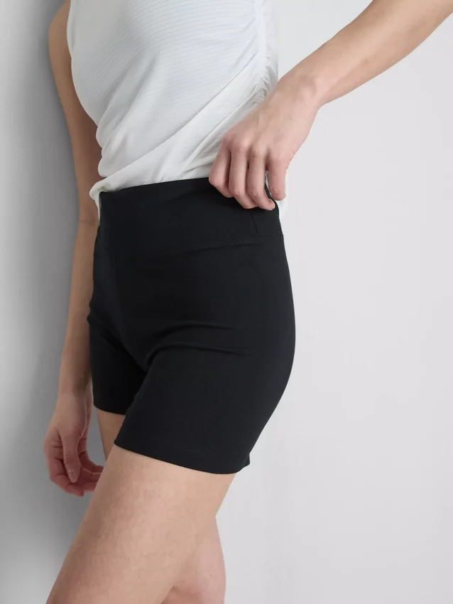 2-pack yogashorts met hoge taille