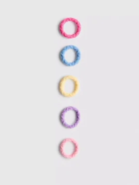 20-pack haarbandjes met textuur