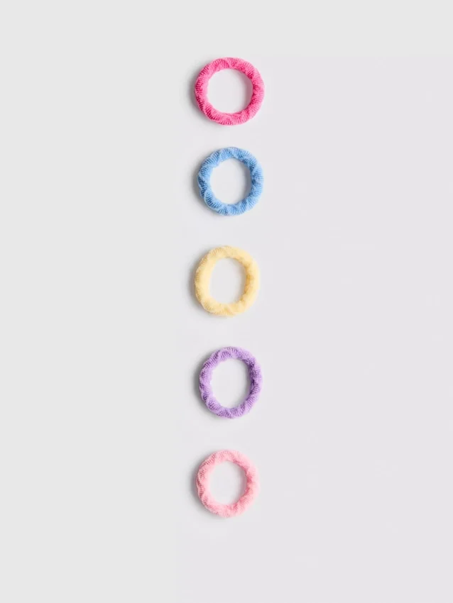 20-pack haarbandjes met textuur