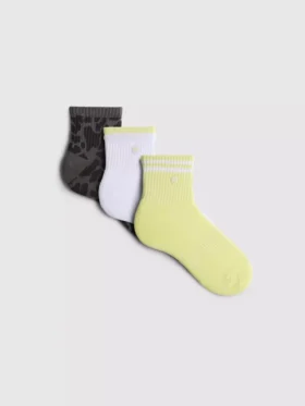 3-pack actieve kwartsokken