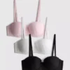 3-pack balkonBh's met all-over kant