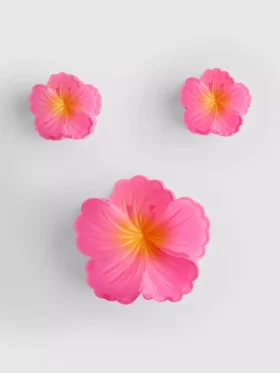3-pack bloemenhaarclips