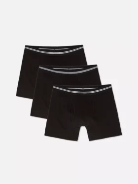3-pack boxershorts met gestreepte tailleband